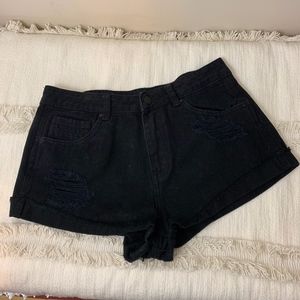 Kendall + Kylie Black Shorts